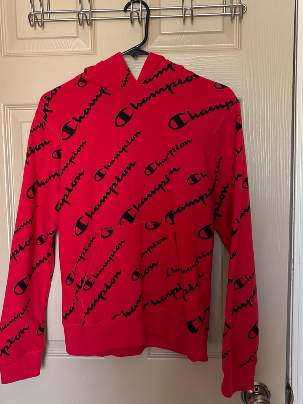 Red Champion Hoodie